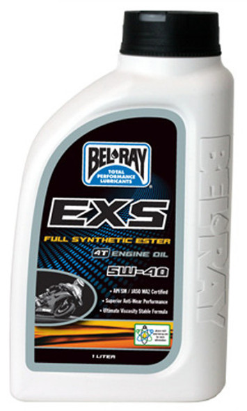 Bel-Ray Exs Full Synthetic Ester 4T Engine Oil 5W-40 1L 99150-B1Lw