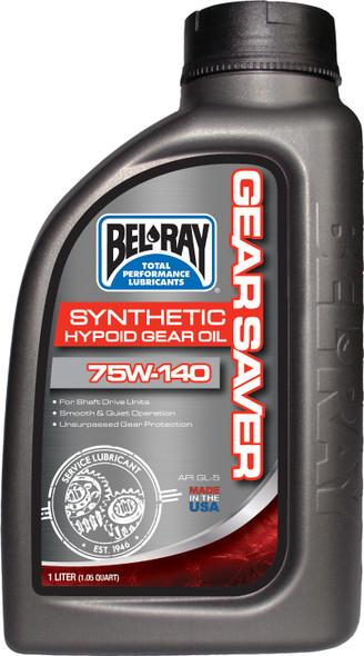 Bel-Ray Gear Saver Hypoid Synthetic Oil 75W-140 1L 99238-B1Lw