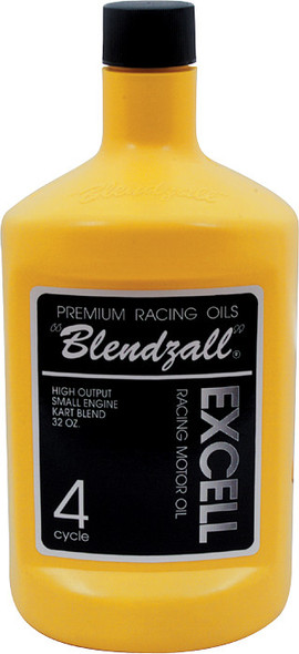 Blendzall Excell 4-Cycle Motor Oil 0W-5 Kart 1Qt F-454