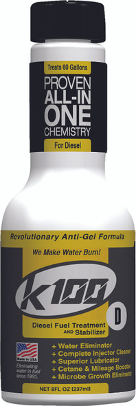 K100 Fuel Treatment (Diesel) 8Oz 404-Old