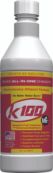 K100 Fuel Treatment Gasoline W/Enhanced Stabilizer 32Oz 403-Old