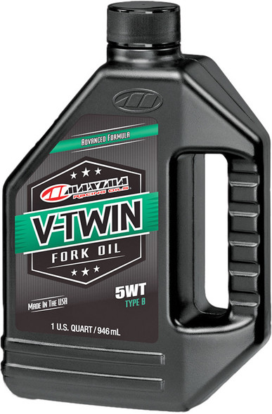 Maxima V-Twin Type E Fork Oil 5Wt 32Oz 50-01901