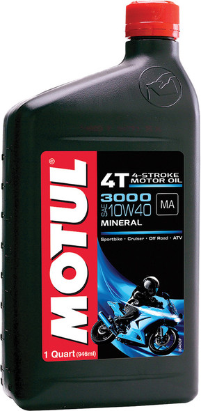 Motul 3000 Petroleum Oil 10W-40 1Qt 108079