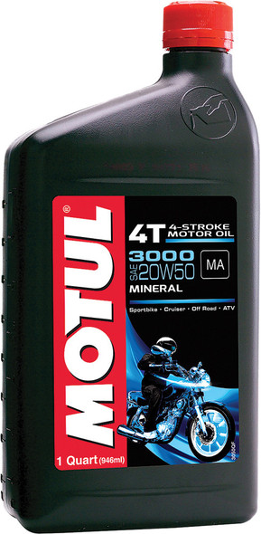 Motul 3000 Petroleum Oil 20W-50 1Qt 108076