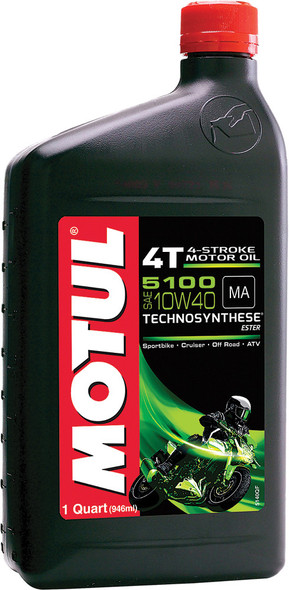 Motul 5100 Ester/Synthetic Engine Oil 10W-40 1Qt 108087