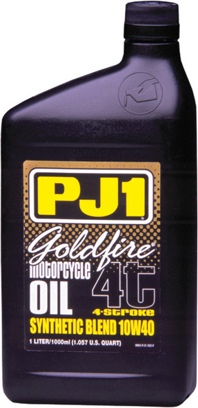 Pj1 Goldfire Synthetic Blend Motor Oil 4T 10W-40 Liter 11933
