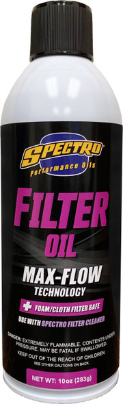 Spectro Air Filter Oil 10 Oz 310229