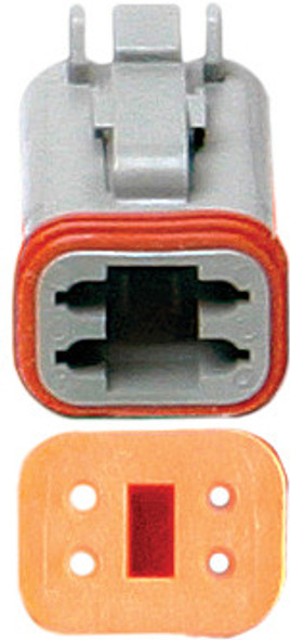 Novello Male Connector Plug 4-Pin Grey Dn-4P