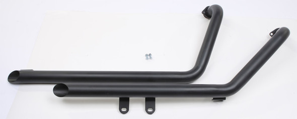 Mac Full Cruiser Exhaust System Slash Cut Drag Black 901-1806