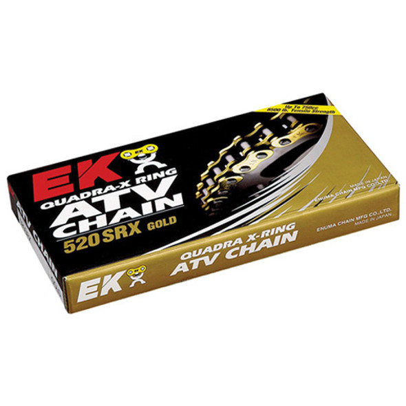Kayo "X" Ring Chain 520 X 104 Gold 701-520Srx-104G