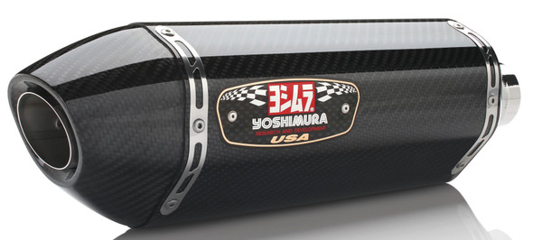 Yoshimura Exhaust Signature R-77 Slip-On Ss-Cf-Cf 13320Ej220