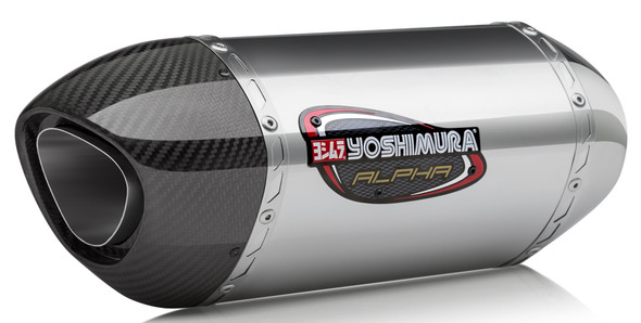 Yoshimura Exhaust Street Alpha-T Slip-On Ss-Ss-Cf 148002M520