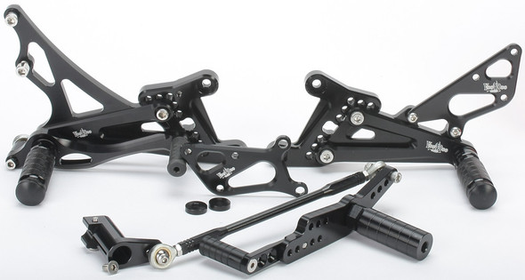 Voodoo Billet Rear Set Black Vrd1303