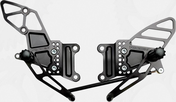 Vortex Rear Set Complete Blk Kaw Rs407K