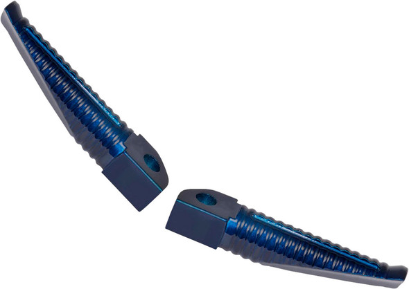 Yana Shiki Billet Aluminum Footpegs Blue Anodized A4342Bu