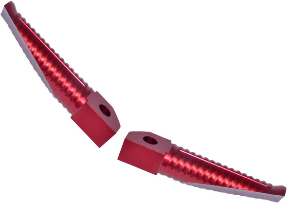 Yana Shiki Billet Aluminum Footpegs Red Anodized A4342R