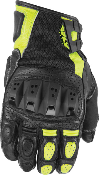 Fly Racing Brawler Gloves Black/Hi-Vis Xl #5884 476-2046~5