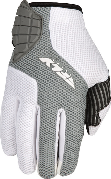 Fly Racing Coolpro Glove White/Silver 2X #5884 476-4017~6