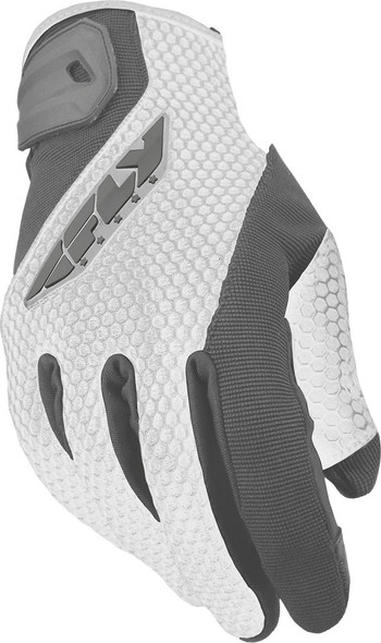 Fly Racing Women'S Coolpro Gloves White/Grey Lg #5884 476-6211~4