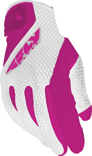 Fly Racing Women'S Coolpro Gloves White/Pink Lg #5884 476-6210~4