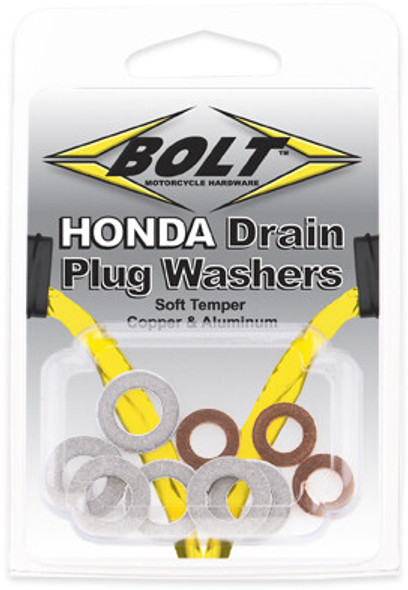 Bolt Crf Drain Plug Washer Kit Dpwm6.M8-H