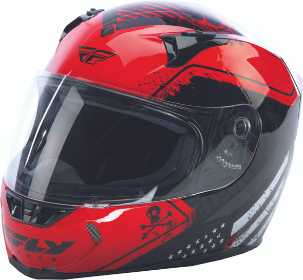 Fly Racing Revolt Patriot Helmet Red/Black Sm 73-8362S
