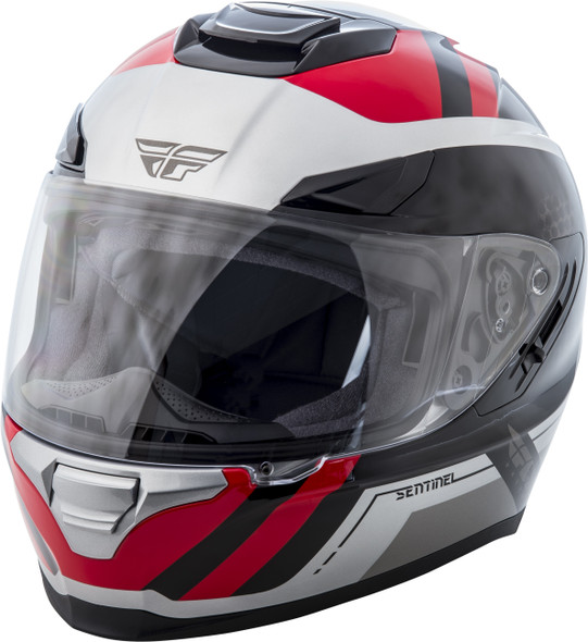 Fly Racing Sentinel Mesh Helmet Grey/Red Lg 73-8324L