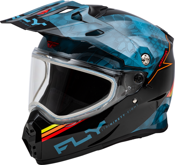 Fly Racing Trekker Cw Conceal Helmet Dual Shld Slate/Black/Red Lg 73-31359L