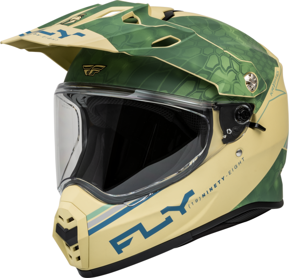 Fly Racing Trekker KryptEK Conceal Helmet Matte Tan/Sage/Black Xs 73-7028Xs