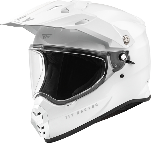 Fly Racing Trekker Solid Helmet White 2X 73-70222X