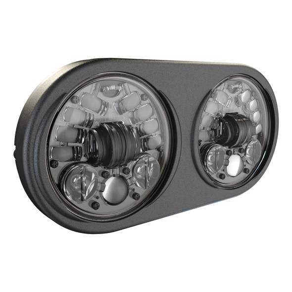 Jw Speaker Adaptive Led Headlight For `98-13 Road Glide Black 555131