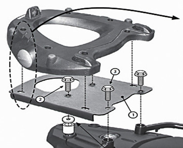 Givi Top Case Hardware Sr5107