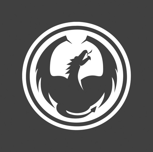 Dragon Logo Banner 6'X6' 724-9165