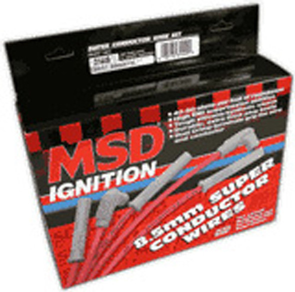 Msd 8.5Mm Super Conductor Spark Plug Wire Kit - 4 Cyl. 31449