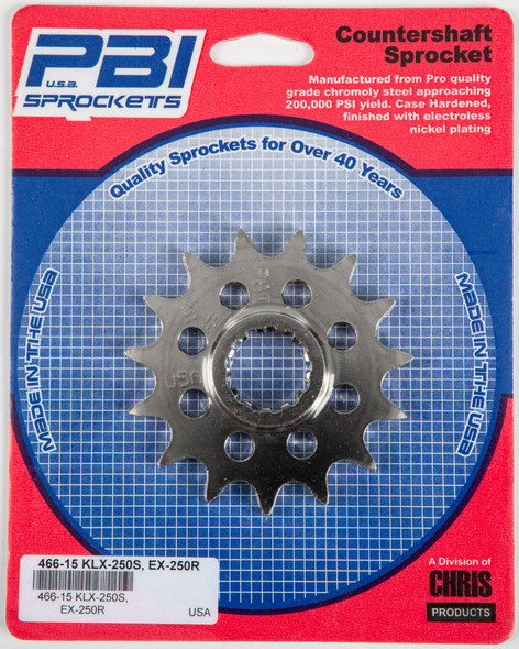 Pbi Front Cs Sprocket Steel 15T-520 Kaw 466-15