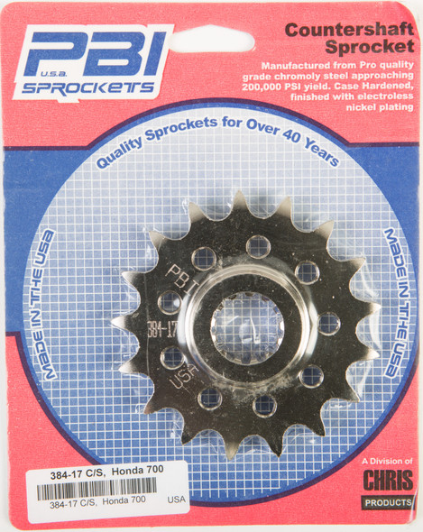 Pbi Front Cs Sprocket Steel 17T-520 Hon 384-17