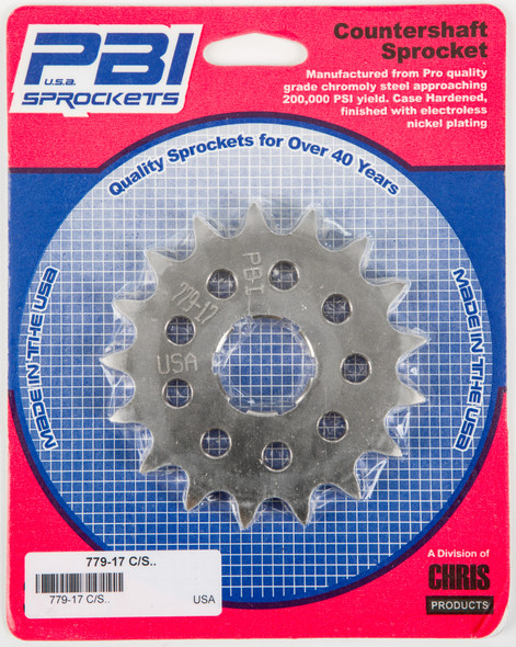 Pbi Front Cs Sprocket Steel 17T-530 Yam 779-17