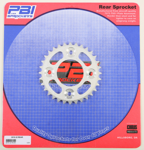 Pbi Rear Sprocket Aluminum 32T-420 Hon 3015-32