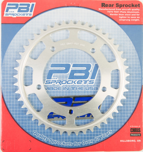 Pbi Rear Sprocket Aluminum 45T-530 Suz 6047-45-5