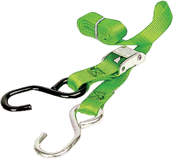 Ancra Lites Tie-Downs Lime Green 66"X1" Pair 47295-16