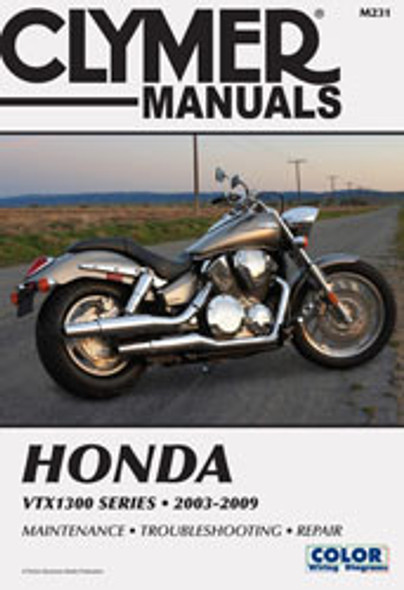 Clymer Repair Manual Hon Vtx1300 Cm231