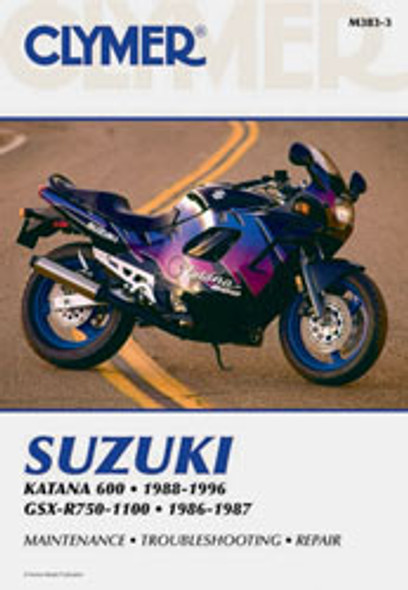 Clymer Repair Manual Suz Gsx-R 750-1100 Cm3833