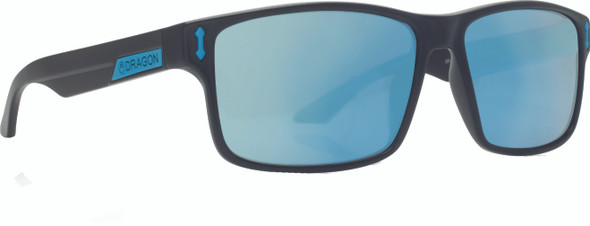 Dragon Count Sunglasses H20 Matte Black W/Blue Ion Lens 301015815455