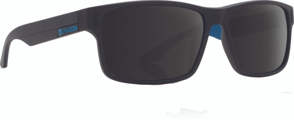 Dragon Count Sunglasses Matte Black W/Blue Lens 270745815008
