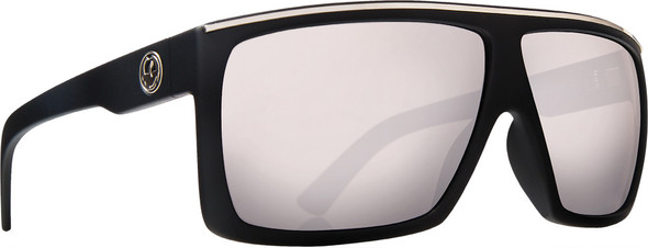 Dragon Fame Sunglasses Matte Black W/Silver Ion Lens 224957506049