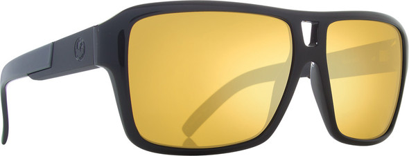 Dragon The Jam Sunglasses Black Gold W/Gold Ion Lens 720-2060