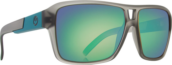 Dragon The Jam Sunglasses Matte Grey W/Green Ion Lens 225086910200
