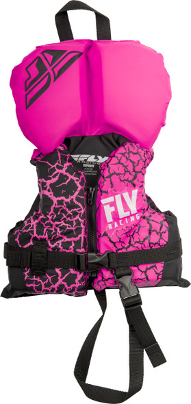 Fly Racing Nylon Life Jacket Pink/Black Infant 112424-105-000-18