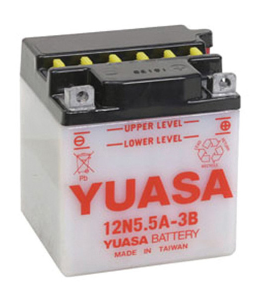 Yuasa 12N5.5A-3B Conventional 12 Volt Battery Yuam22A5B