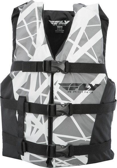 Fly Racing Nylon Vest Grey/Black 3X 112224-701-110-16